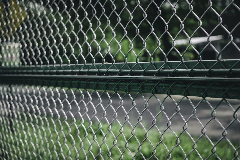 galvanized Chain Link Fencing.